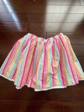 Colorful Rainbow Stripe Skirt